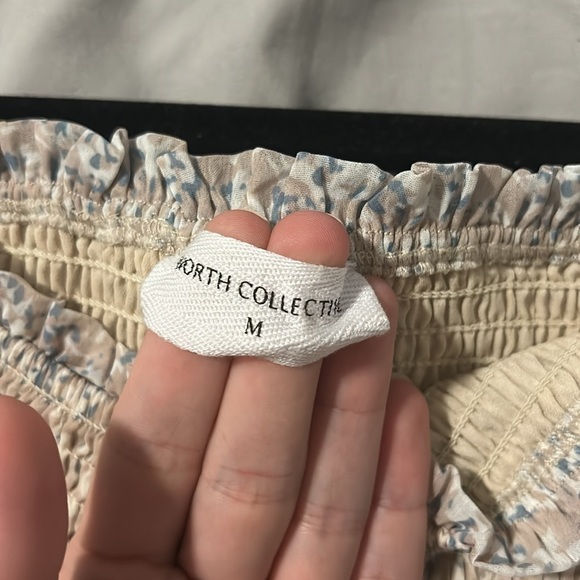 Worth collective Cameron Elegant Beige Floral Dress - Picture 3 of 7